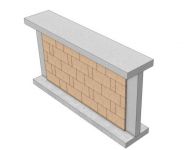 High wall in cladding